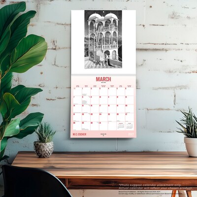 2027 BrownTrout M.C. Escher 12" x 12" Monthly Wall Calendar (9798330713325)