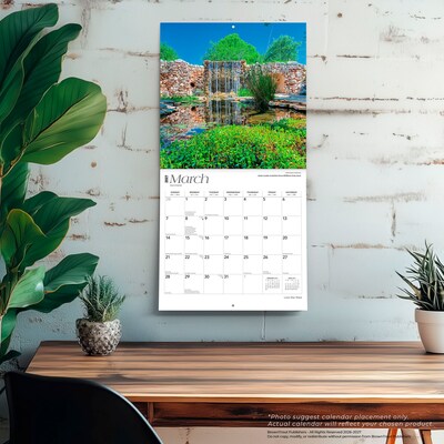 2027 BrownTrout Texas Places 12" x 12" Monthly Wall Calendar (9798330710621)