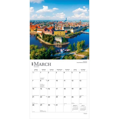 2027 BrownTrout Poland 12" x 12" Monthly Wall Calendar (9798330714865)