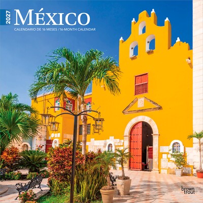 2027 BrownTrout Mexico 12 x 12 Monthly Wall Calendar (9798330711086)