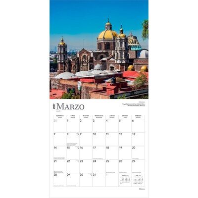 2027 BrownTrout Mexico 12" x 12" Monthly Wall Calendar (9798330711086)