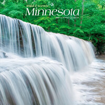 2027 BrownTrout Minnesota Wild & Scenic 12 x 12 Monthly Wall Calendar (9798330710683)