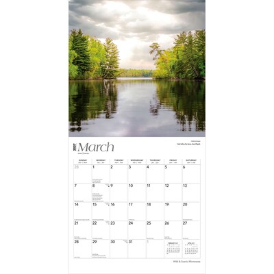 2027 BrownTrout Minnesota Wild & Scenic 12" x 12" Monthly Wall Calendar (9798330710683)