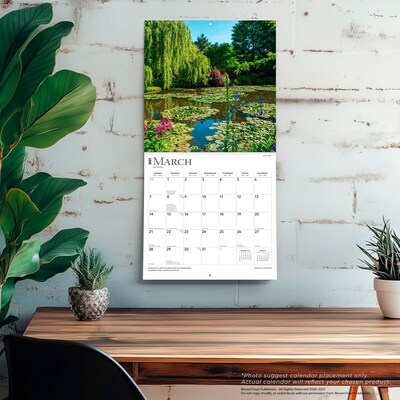 2027 BrownTrout Monet's Garden 12" x 12" Monthly Wall Calendar (9798330711321)
