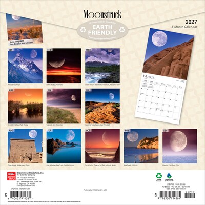 2027 BrownTrout Moonstruck 12 x 12 Monthly Wall Calendar (9798330714384)