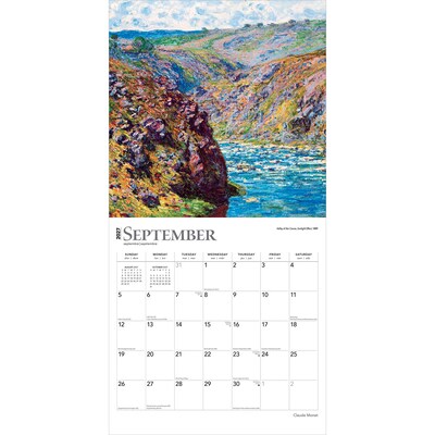 2027 BrownTrout Claude Monet 12" x 12" Monthly Wall Calendar (9798330711147)