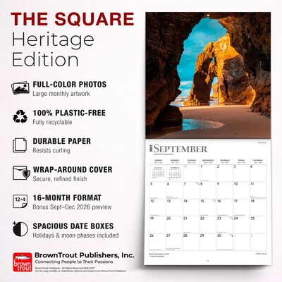 2027 BrownTrout Motivation 12" x 12" Monthly Wall Calendar (9798330711505)