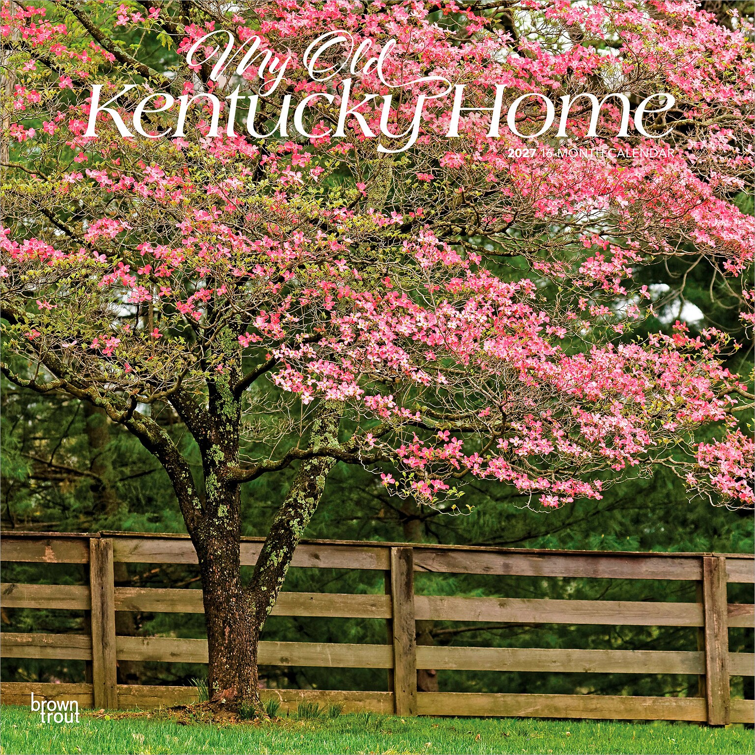 2027 BrownTrout Kentucky Places 12 x 12 Monthly Wall Calendar (9798330714391)