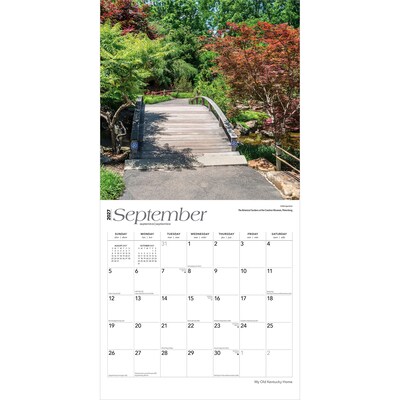 2027 BrownTrout Kentucky Places 12" x 12" Monthly Wall Calendar (9798330714391)