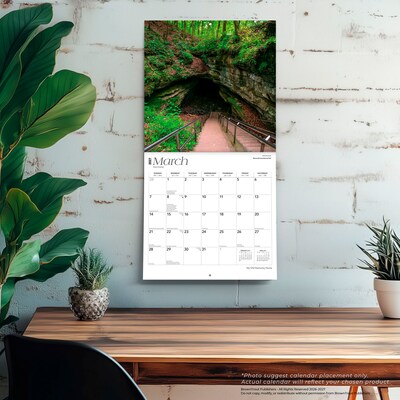 2027 BrownTrout Kentucky Places 12" x 12" Monthly Wall Calendar (9798330714391)