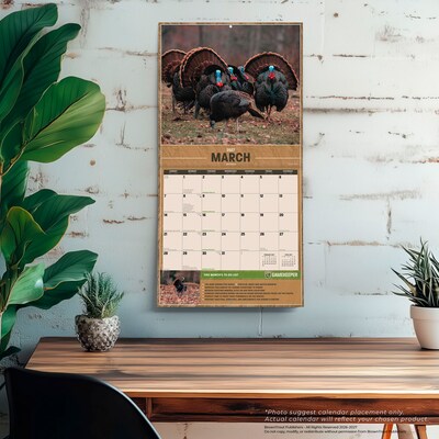 2027 BrownTrout Mossy Oak Gamekeeper 12" x 12" Monthly Wall Calendar (9798330713363)