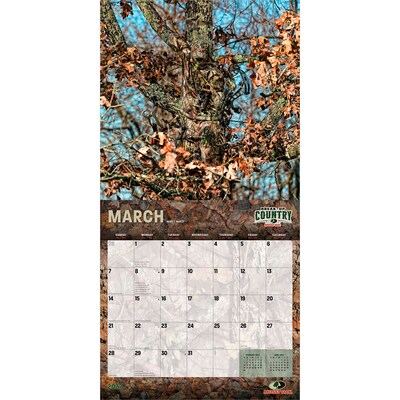 2027 BrownTrout Mossy Oak American Camo 12" x 12" Monthly Wall Calendar (9798330713356)