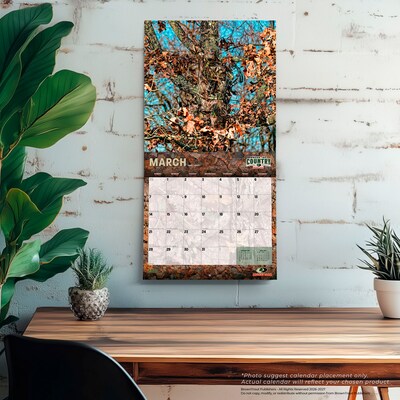 2027 BrownTrout Mossy Oak American Camo 12" x 12" Monthly Wall Calendar (9798330713356)