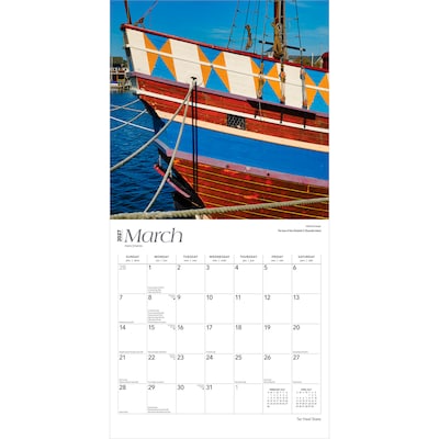 2027 BrownTrout North Carolina Places 12" x 12" Monthly Wall Calendar (9798330710881)