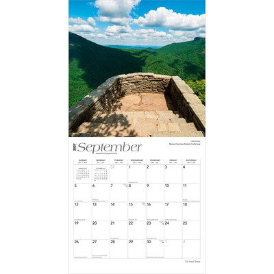 2027 BrownTrout North Carolina Places 12" x 12" Monthly Wall Calendar (9798330710881)