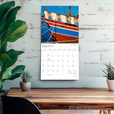 2027 BrownTrout North Carolina Places 12" x 12" Monthly Wall Calendar (9798330710881)