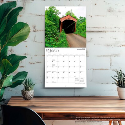 2027 BrownTrout West Virginia Places 12" x 12" Monthly Wall Calendar (9798330714544)