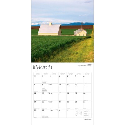 2027 BrownTrout Idaho Places 12" x 12" Monthly Wall Calendar (9798330710911)