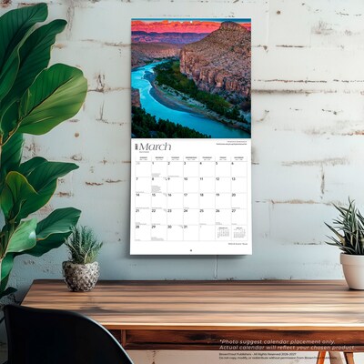 2027 BrownTrout Texas Wild & Scenic 12" x 12" Monthly Wall Calendar (9798330710904)