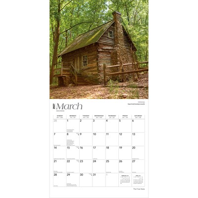 2027 BrownTrout Maryland Places 12" x 12" Monthly Wall Calendar (9798330714568)