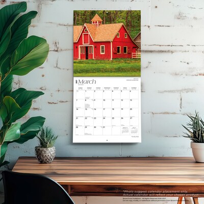 2027 BrownTrout Massachusetts Places 12" x 12" Monthly Wall Calendar (9798330714551)