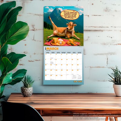2027 BrownTrout Zen Cows 12" x 12" Monthly Wall Calendar (9798330715312)