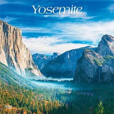 2027 BrownTrout Yosemite 12 x 12 Monthly Wall Calendar (9798330714650)