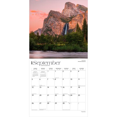 2027 BrownTrout Yosemite 12" x 12" Monthly Wall Calendar (9798330714650)