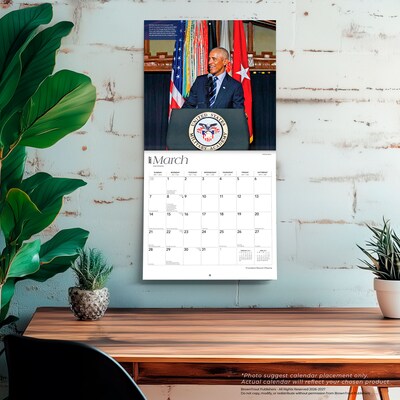 2027 BrownTrout President Barack Obama 12" x 12" Monthly Wall Calendar (9798330711185)
