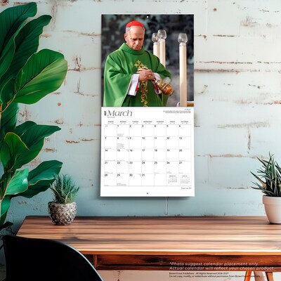 2027 BrownTrout Pope Leo XIV 12" x 12" Monthly Wall Calendar (9798330715671)