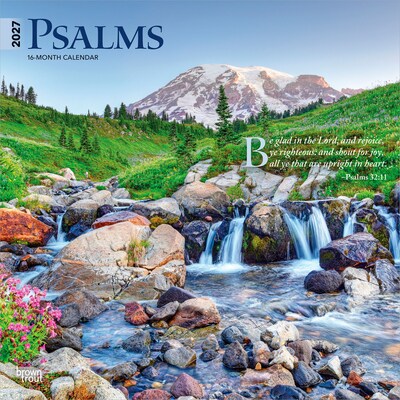 2027 BrownTrout Psalms 12 x 12 Monthly Wall Calendar (9798330711512)