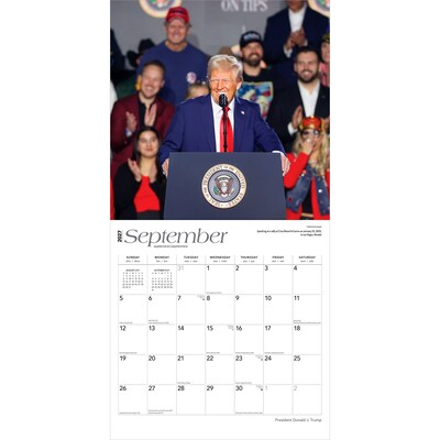 2027 BrownTrout President Donald J. Trump 12" x 12" Monthly Wall Calendar (9798330711192)