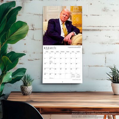 2027 BrownTrout President Donald J. Trump 12" x 12" Monthly Wall Calendar (9798330711192)