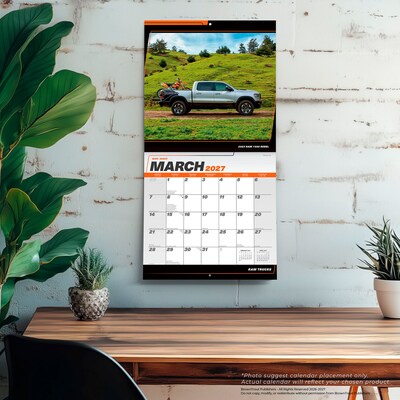 2027 BrownTrout Ram Trucks 12" x 12" Monthly Wall Calendar (9798330715848)