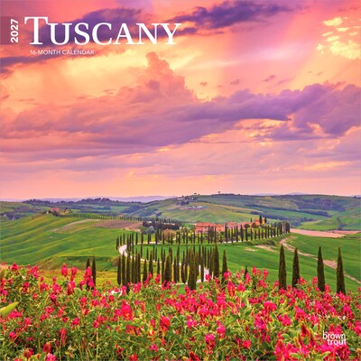 2027 BrownTrout Tuscany 12 x 12 Monthly Wall Calendar (9798330711734)