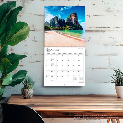 2027 BrownTrout Tropical Islands 12" x 12" Monthly Wall Calendar (9798330711727)