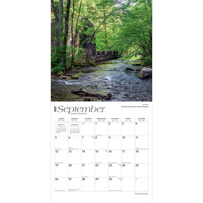 2027 BrownTrout Arkansas Places 12" x 12" Monthly Wall Calendar (9798330714575)