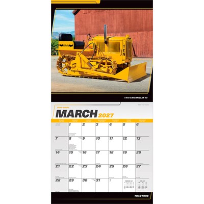 2027 BrownTrout Tractors 12" x 12" Monthly Wall Calendar (9798330711277)