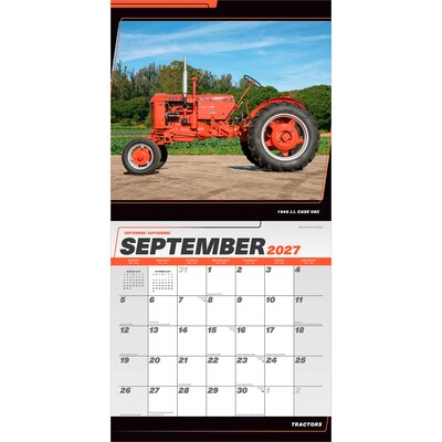 2027 BrownTrout Tractors 12" x 12" Monthly Wall Calendar (9798330711277)