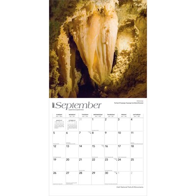 2027 BrownTrout Utah National Parks & Monuments 12" x 12" Monthly Wall Calendar (9798330710928)