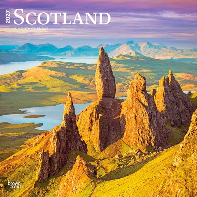 2027 BrownTrout Scotland 12 x 12 Monthly Wall Calendar (9798330711109)