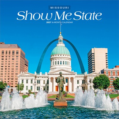 2027 BrownTrout Missouri Places 12 x 12 Monthly Wall Calendar (9798330710843)
