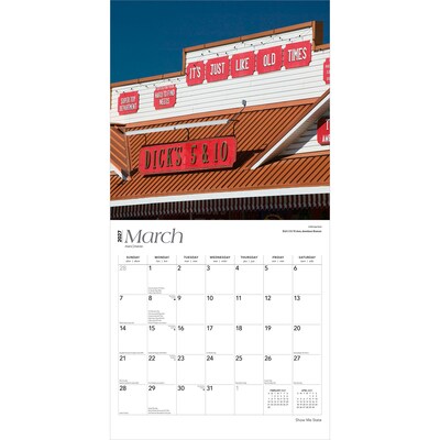 2027 BrownTrout Missouri Places 12" x 12" Monthly Wall Calendar (9798330710843)