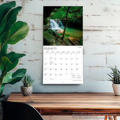 2027 BrownTrout West Virginia Wild & Scenic 12" x 12" Monthly Wall Calendar (9798330710973)