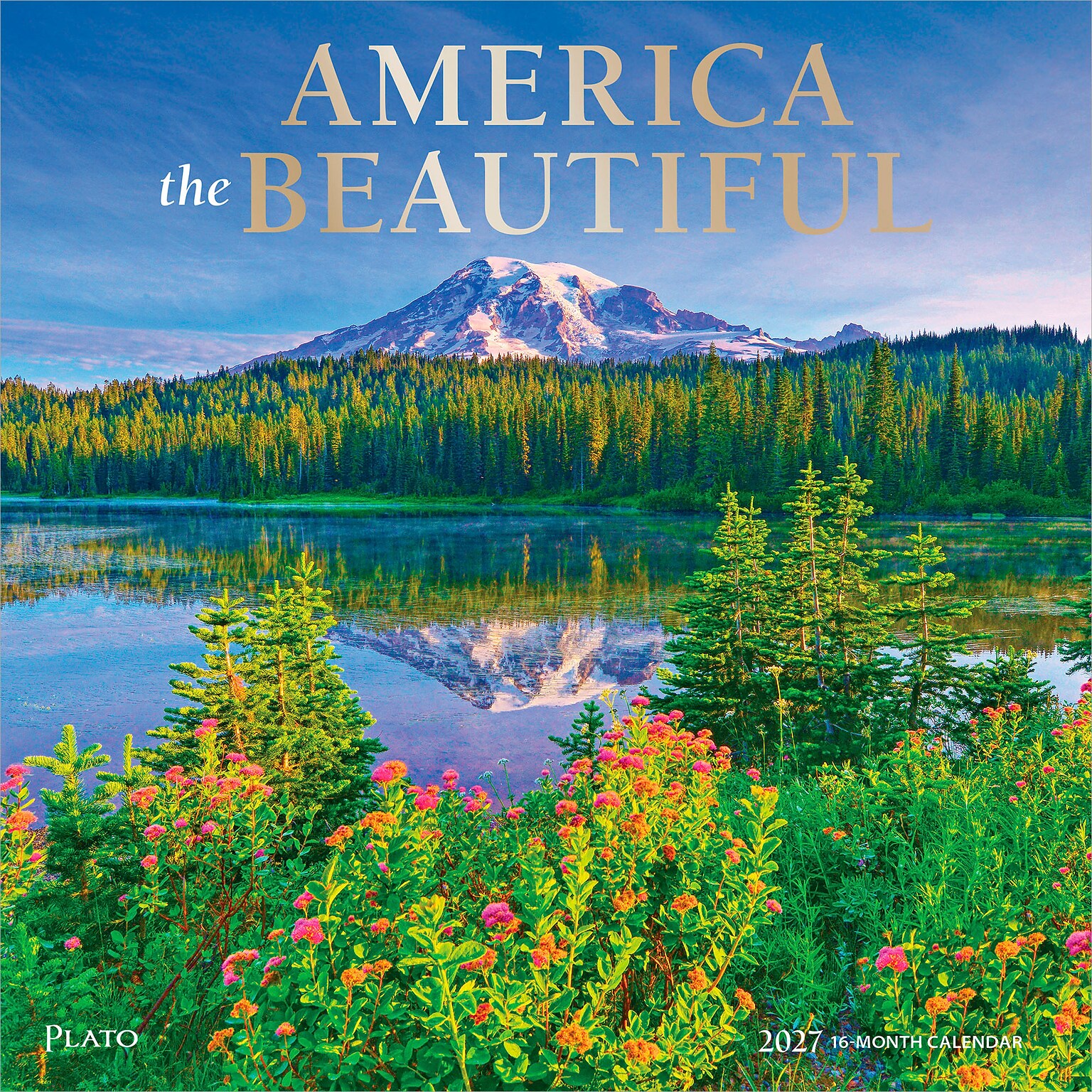 2027 BrownTrout America the Beautiful 12 x 12 Monthly Wall Calendar (9798330713608)
