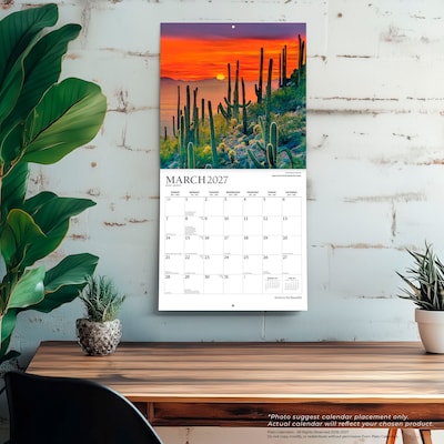 2027 BrownTrout America the Beautiful 12" x 12" Monthly Wall Calendar (9798330713608)