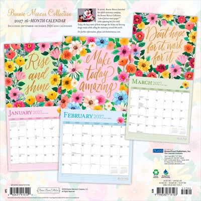 2027 BrownTrout Bonnie Marcus 12 x 12 Monthly Wall Calendar (9798330713103)