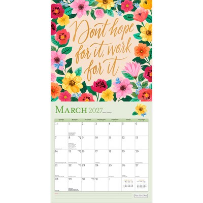 2027 BrownTrout Bonnie Marcus 12" x 12" Monthly Wall Calendar (9798330713103)