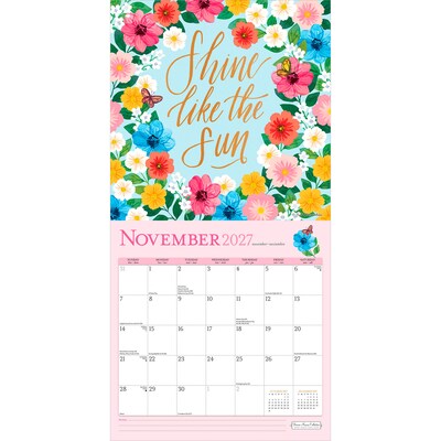 2027 BrownTrout Bonnie Marcus 12" x 12" Monthly Wall Calendar (9798330713103)