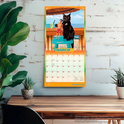 2027 BrownTrout Avanti Cranky Kitties 12" x 12" Monthly Wall Calendar (9798330712946)